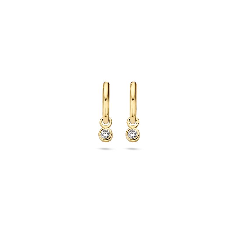 Charm für Creolen 585er Gold
