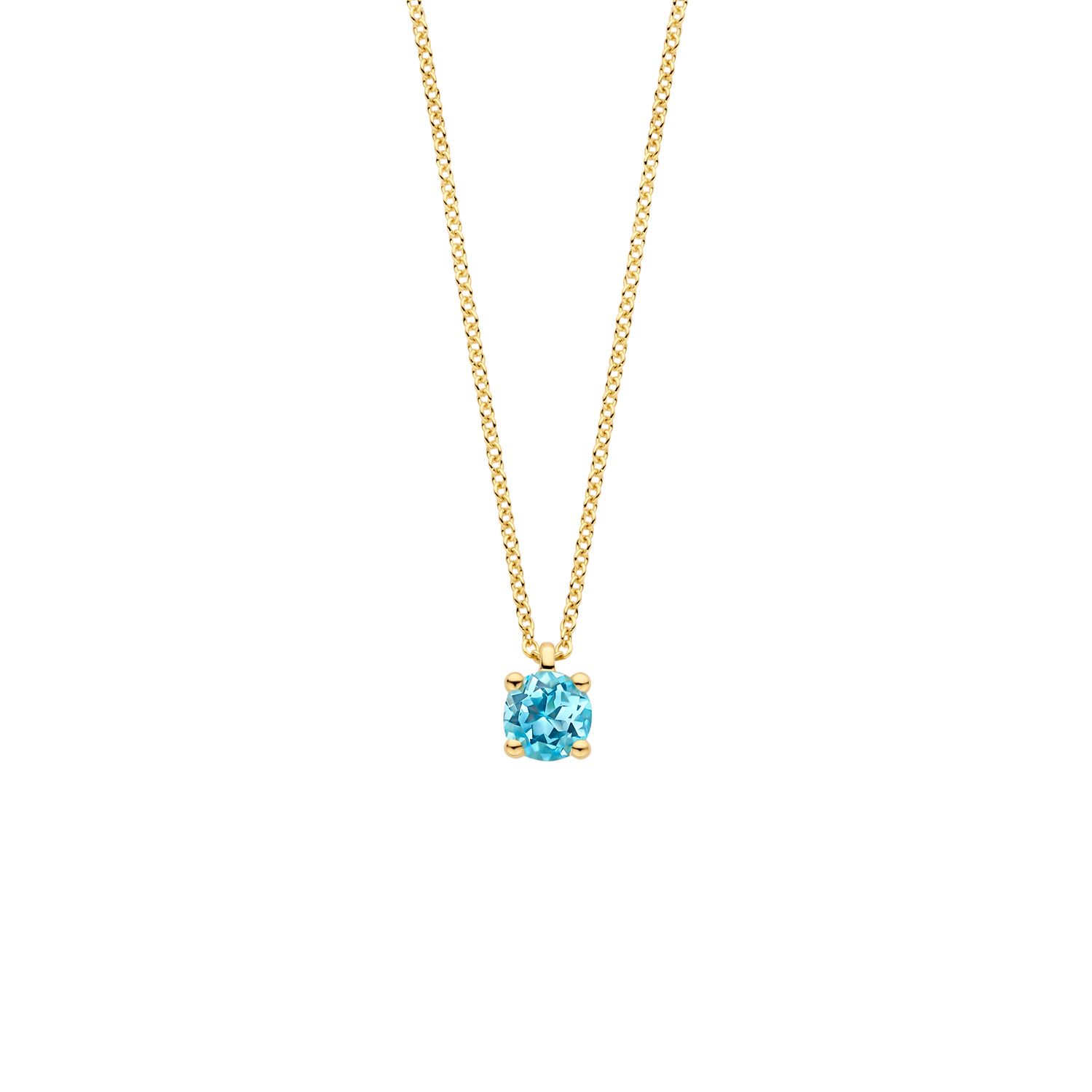 Geburtsstein März blauer Topaz