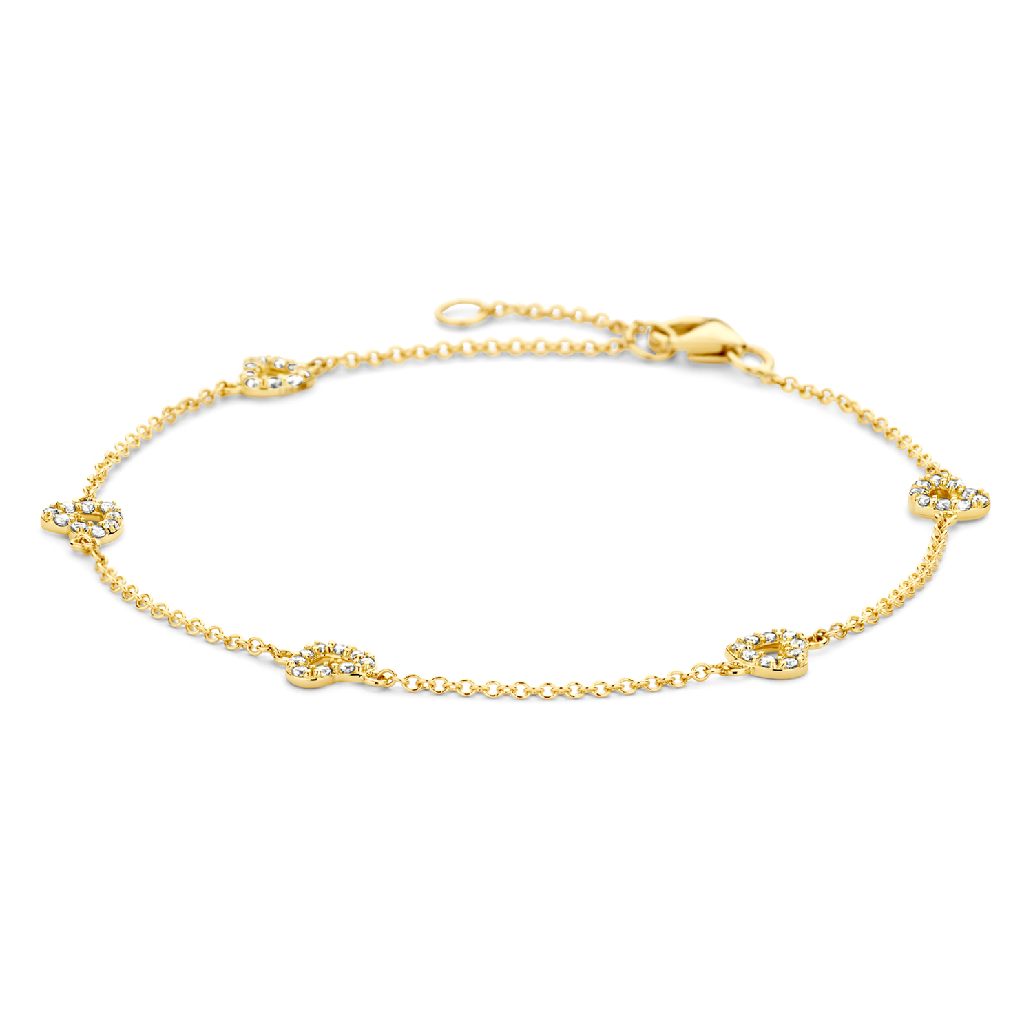 Armband mit Herzen