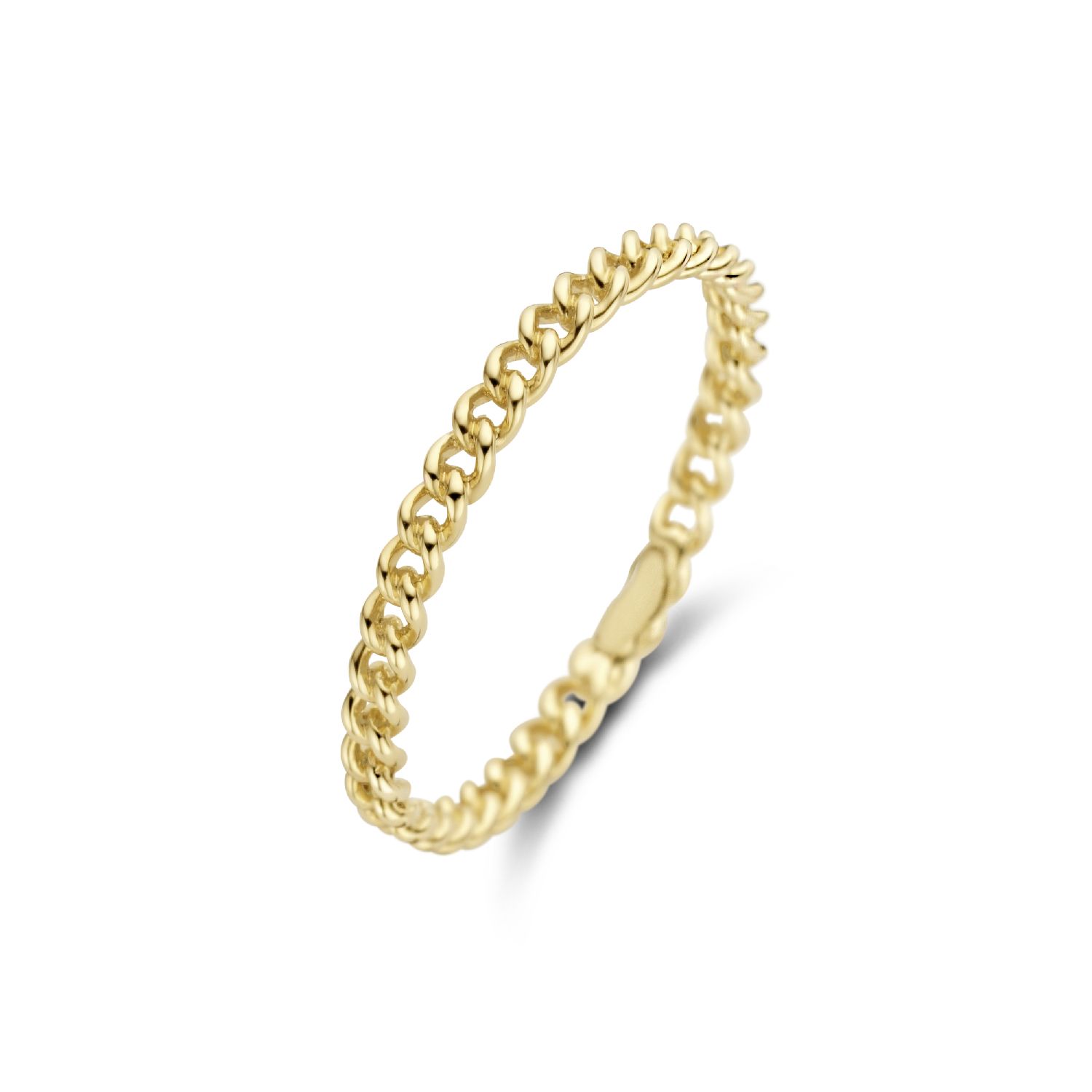 Ring mit Kettengliedermuster