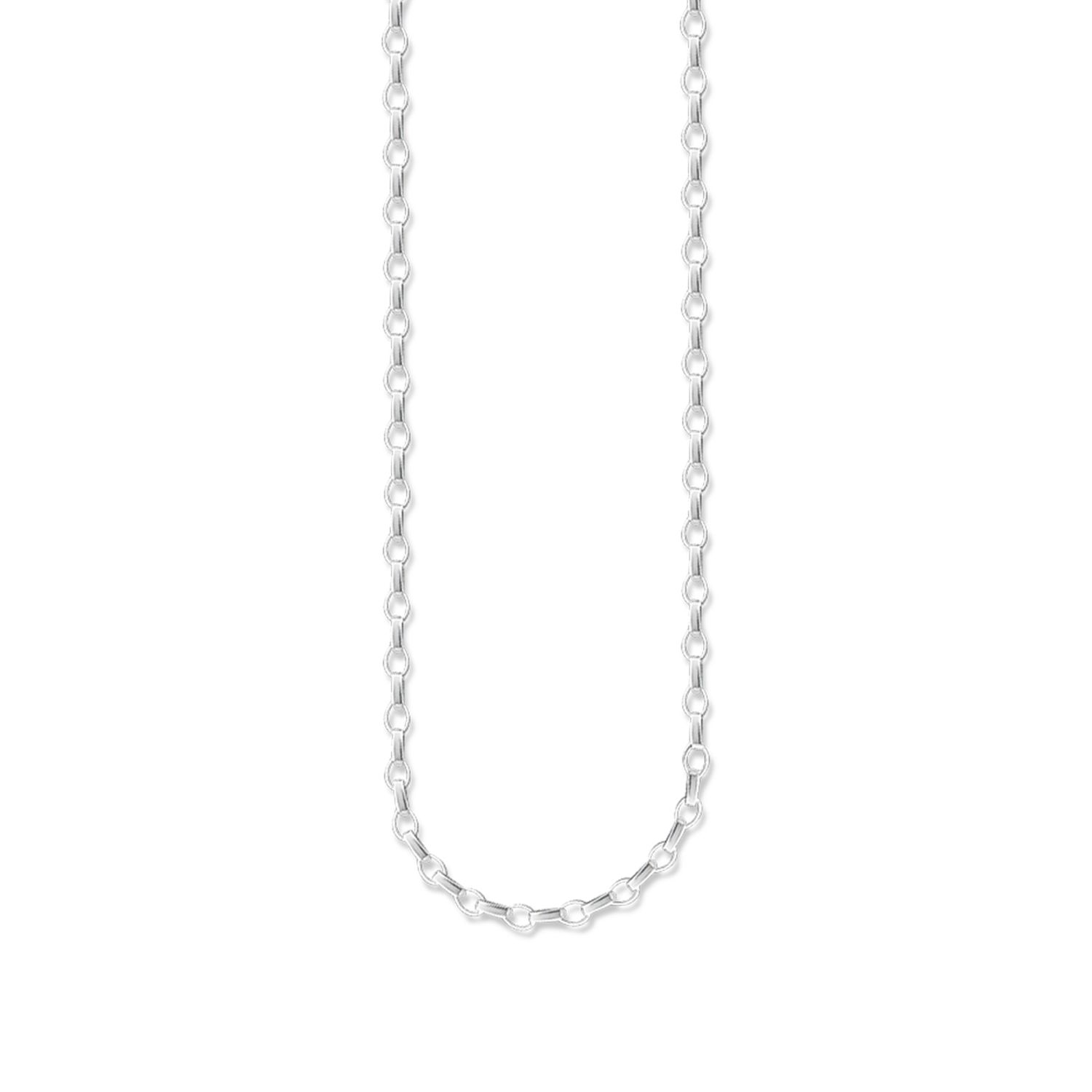 Thomas Sabo Damen Kette, 925 Silber, 90cm Länge, Hauptfarbe Silber