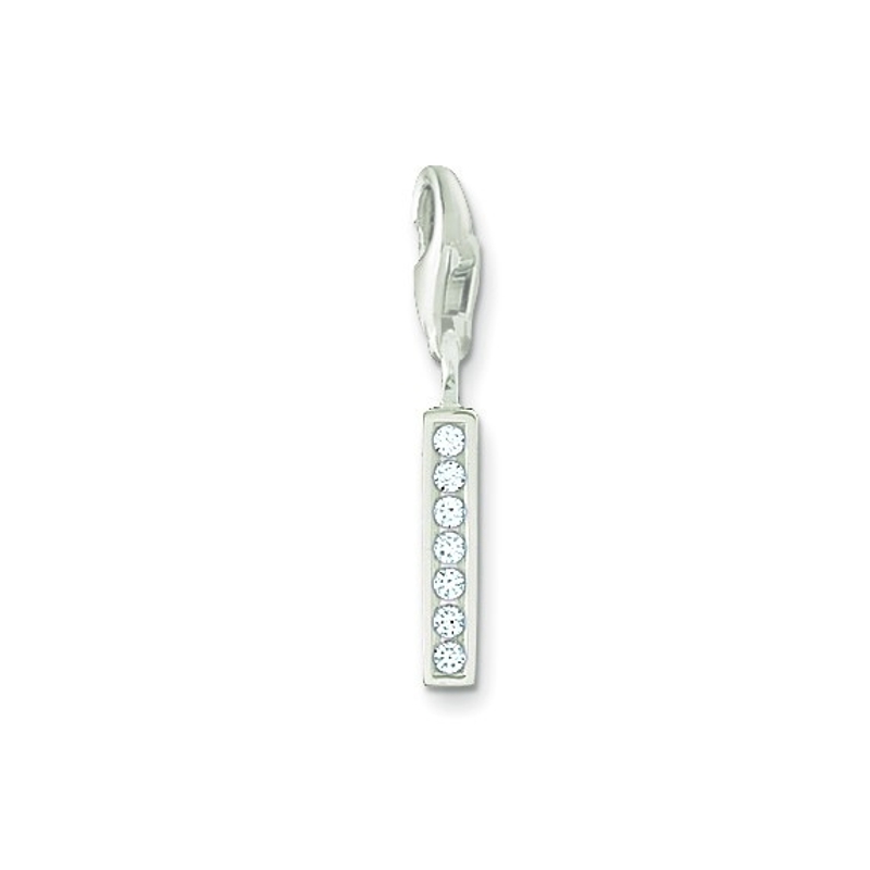 Thomas Sabo Charm I Anhänger für Damen, 925 Silber mit Zirkonia – Silber