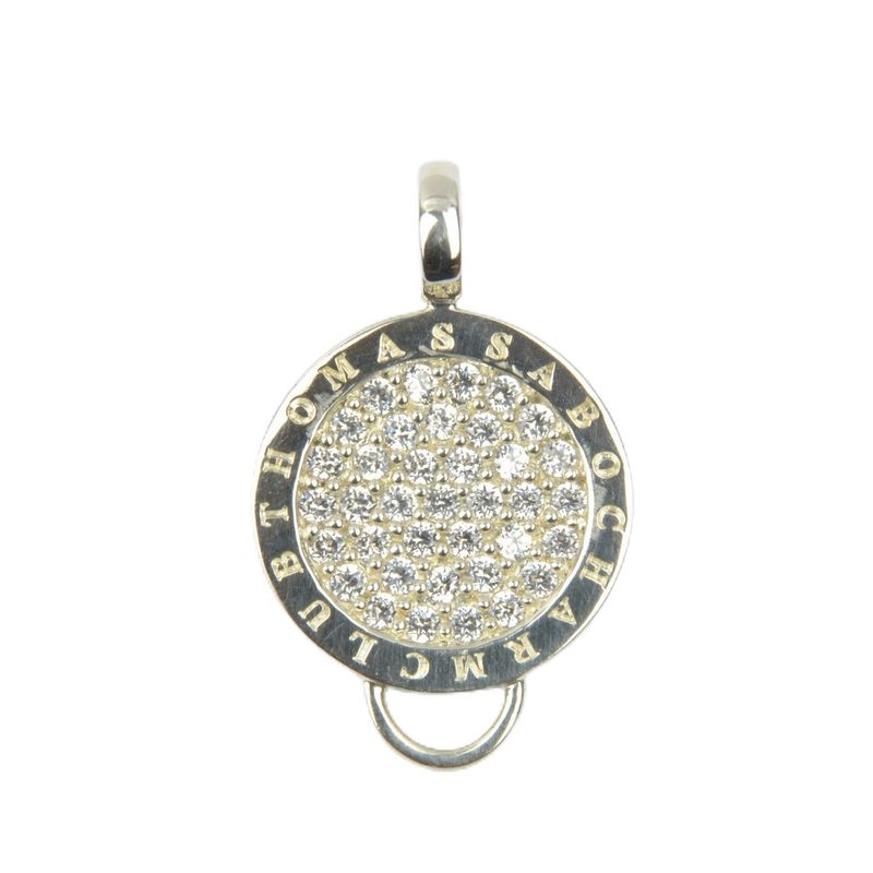 Thomas Sabo Anhänger für Damen - 925 Silber mit Zirkonia, Hauptfarbe Silber