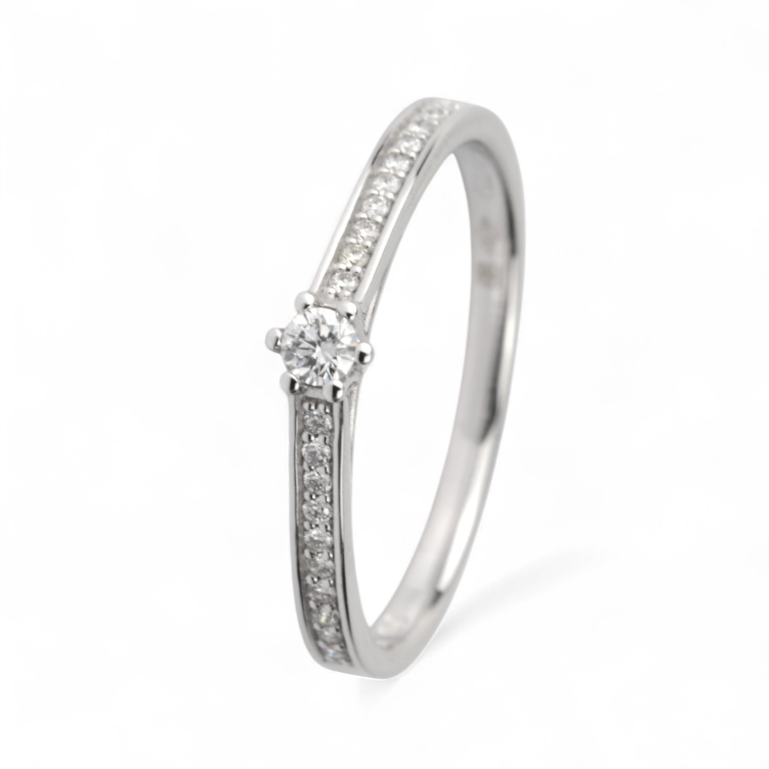 Ring Weißgold mit Brillanten