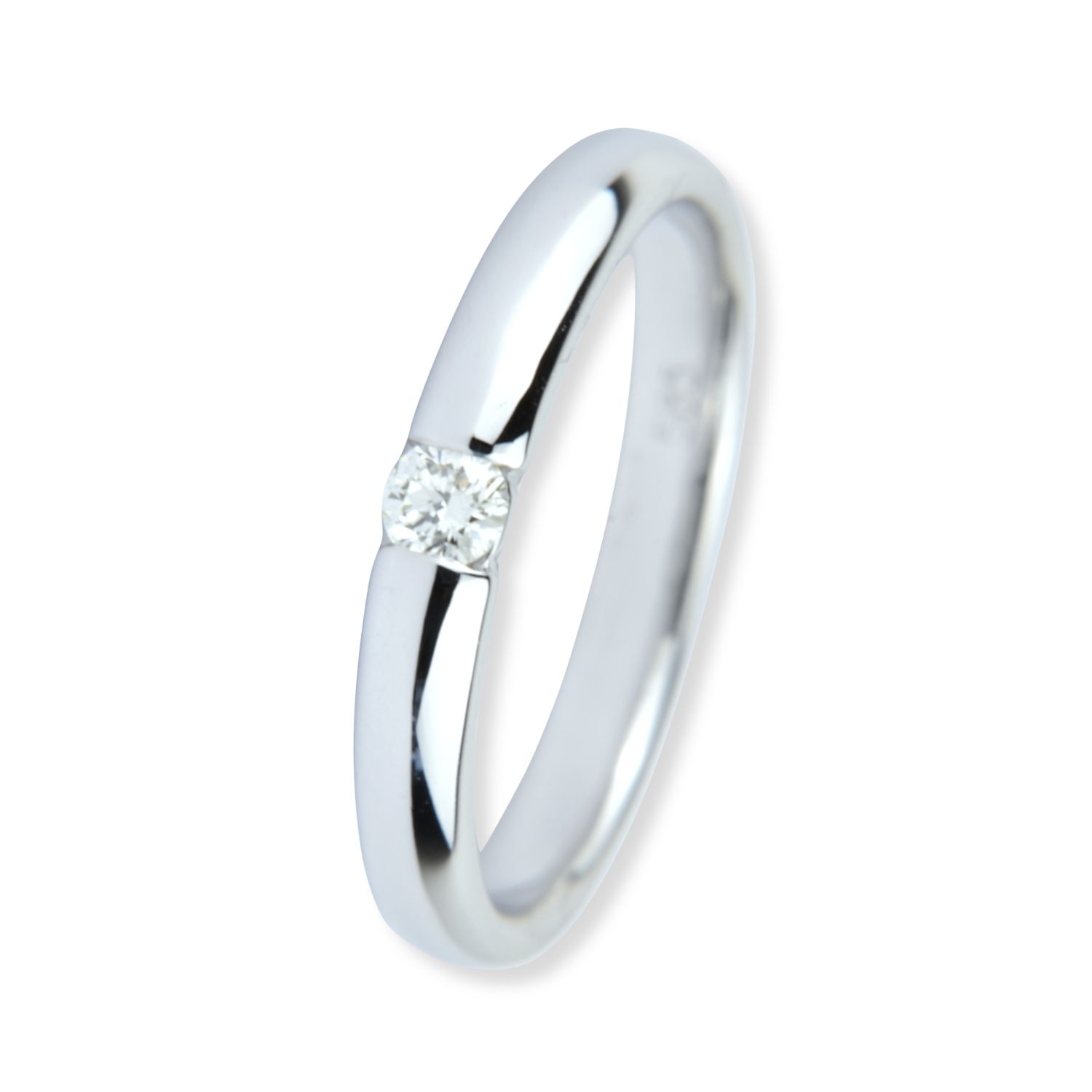 Ring Spannfassung mit mit Brillant