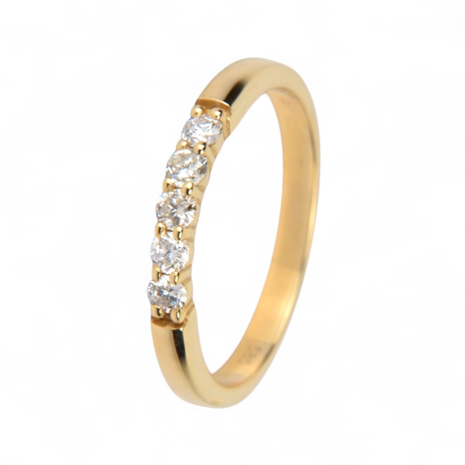 Ring mit 5 Brillanten 