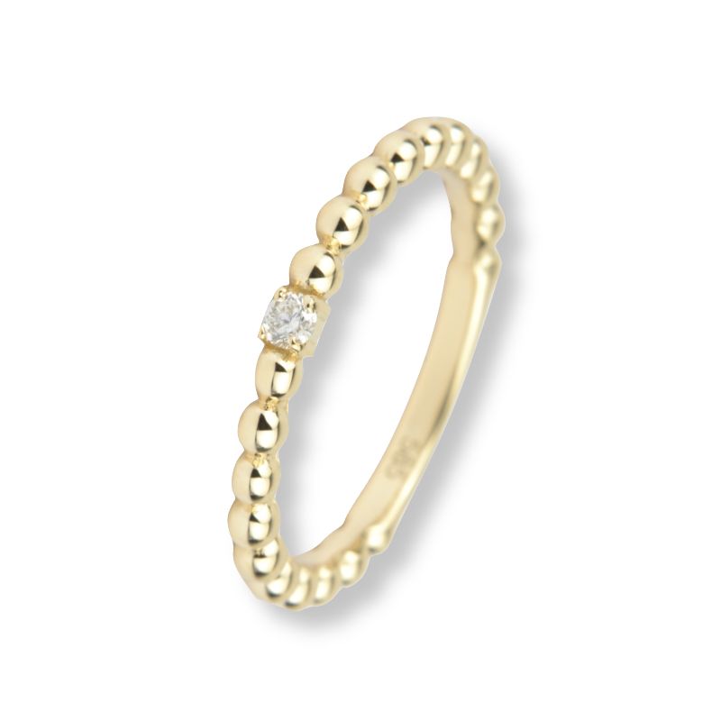 Schmidt Verlobungsring für Damen in Gold, Brillant, 585er Legierung, Größe 54