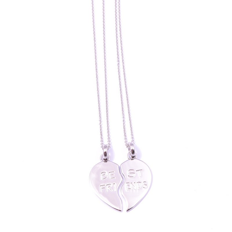 Schmidt Damen Kette 925 Silber mit Anhänger, Länge 42+3 cm, silberfarben