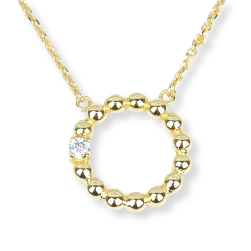 Collier Ring aus Kugeln