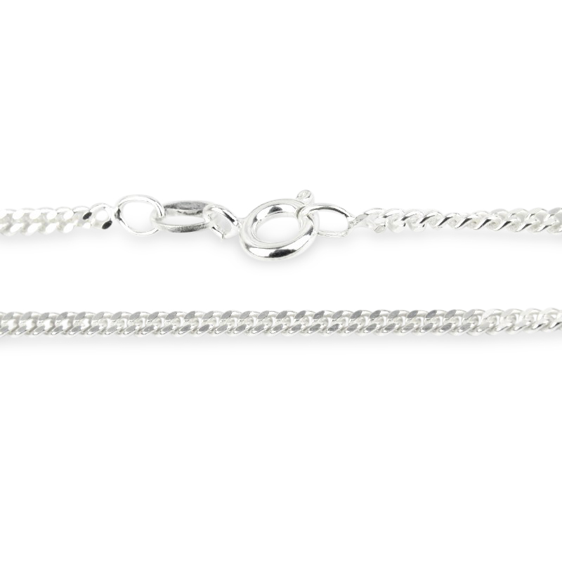 Schmidt Panzerkette für Damen, 925 Silber, 71 cm – Elegantes Damenaccessoire in Silber
