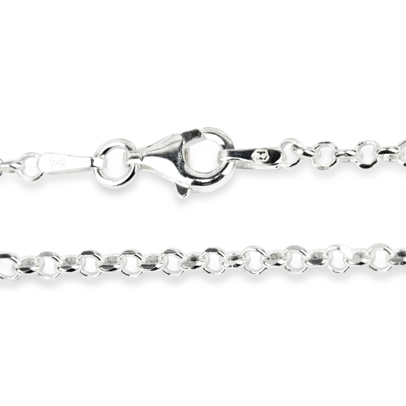 Schmidt Ankerkette für Damen aus 925 Silber, 60 cm - Elegantes Accessoire