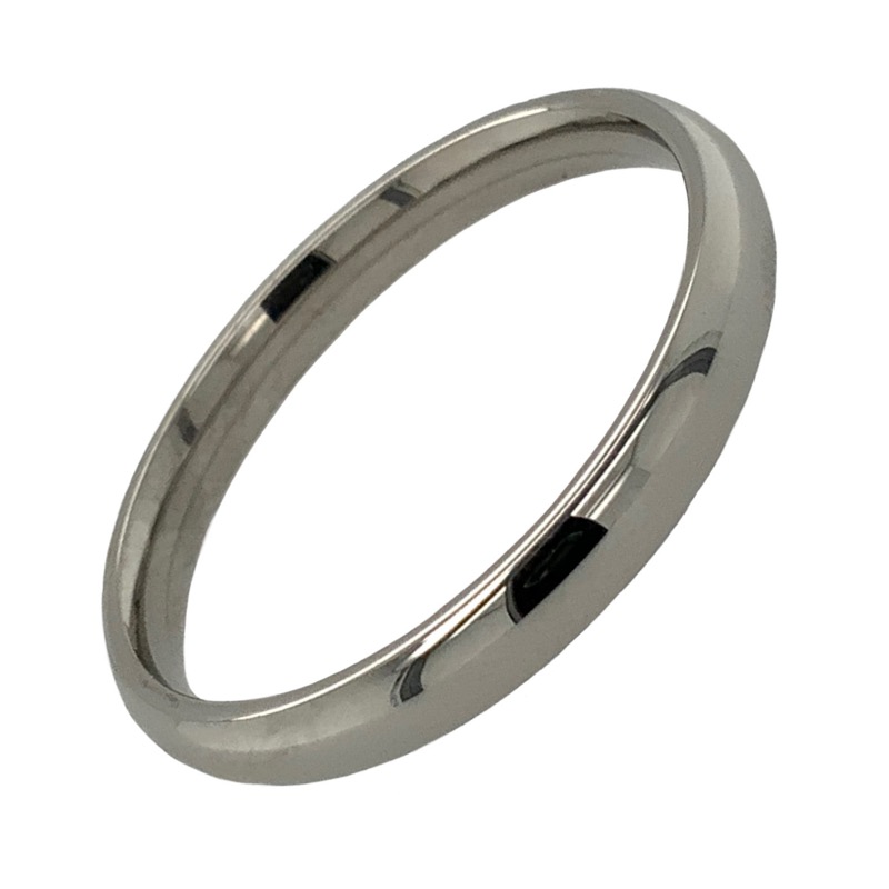 Kadó Herrenring Edelstahl poliert, grau, 3mm Breite, Größe 62