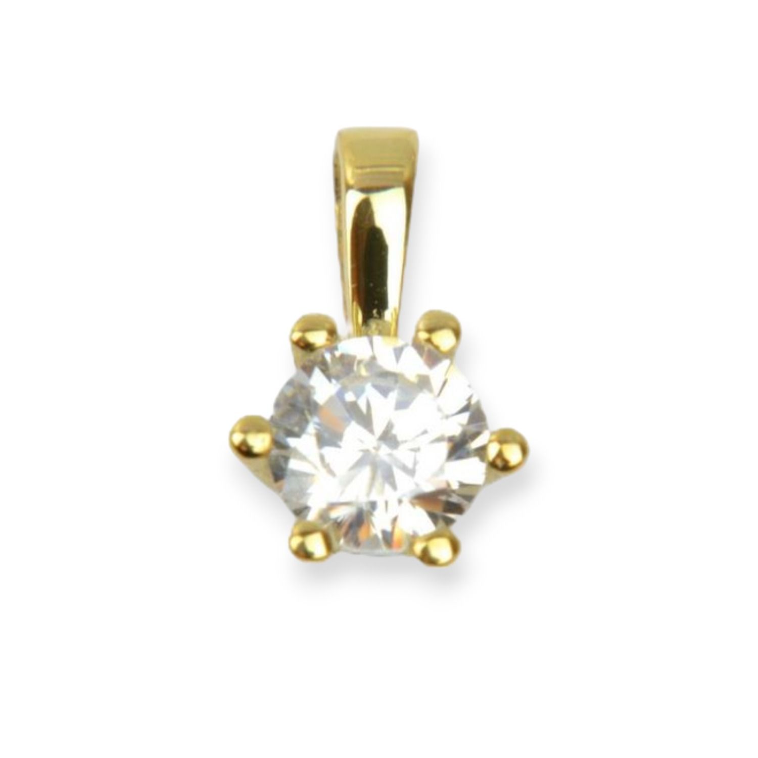 Schmidt Anhänger für Damen in Gold 333, Zirkonia, 9x5,5 mm