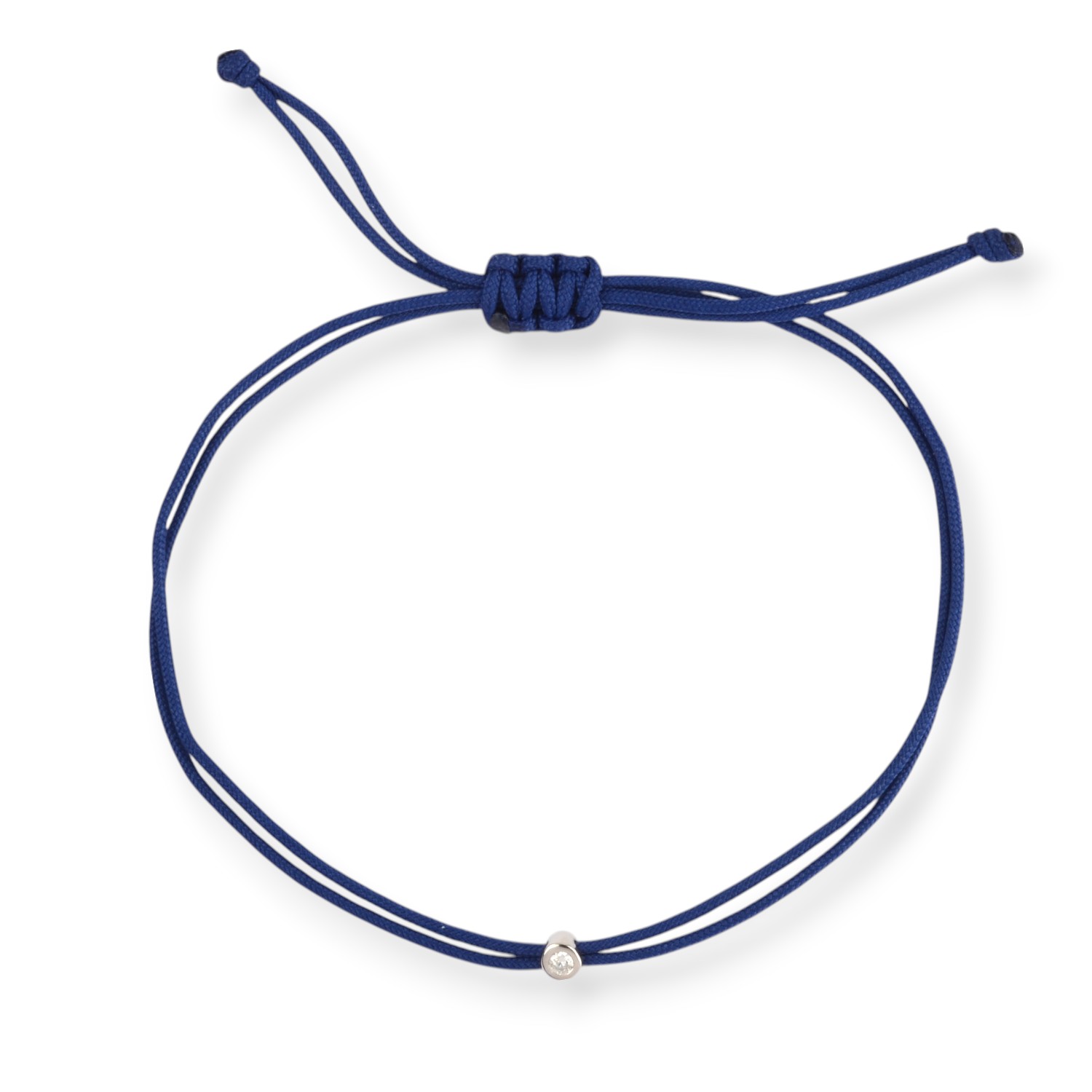 It's your DIAMOND Double Eco Cord Armband, 925 Silber, 0.03 ct Diamant, 20cm