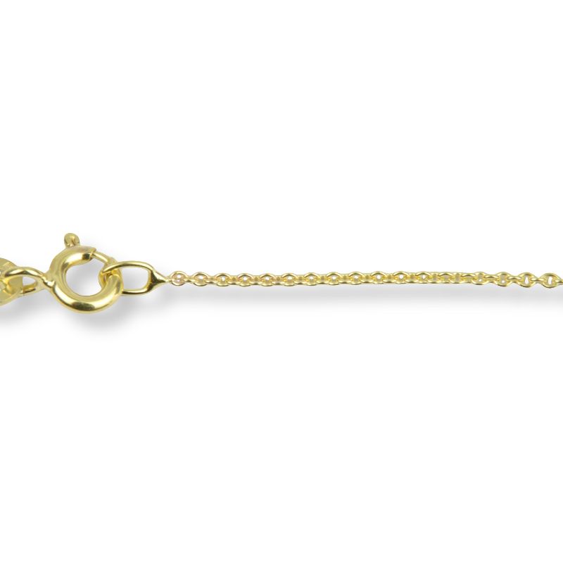 Schmidt Rundanker Kette für Damen, 585 Gold, Ø 1mm, 38cm Länge - Gold