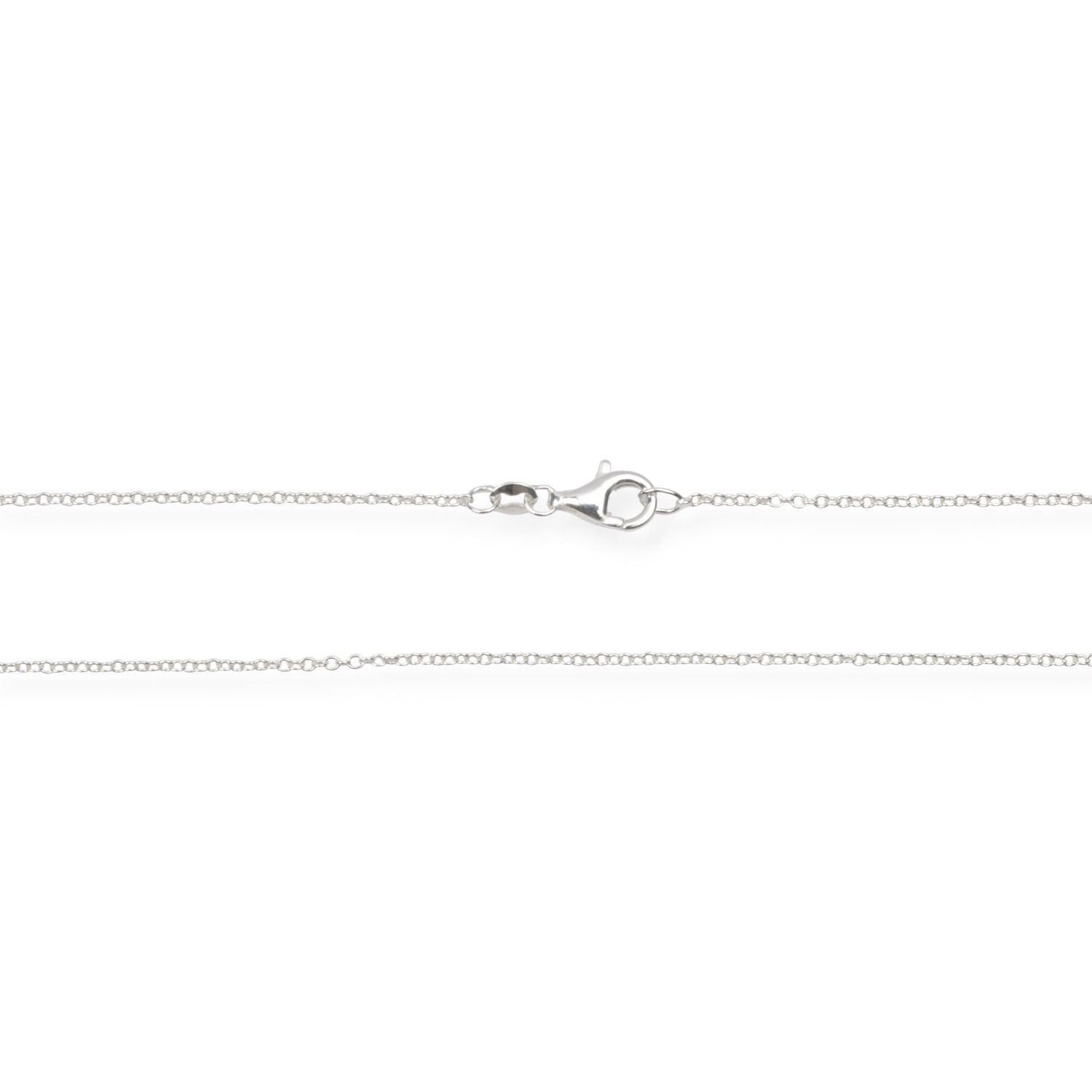 Schmidt Rundanker Kette für Damen, 925er Silber, 40cm, Karabinerverschluss