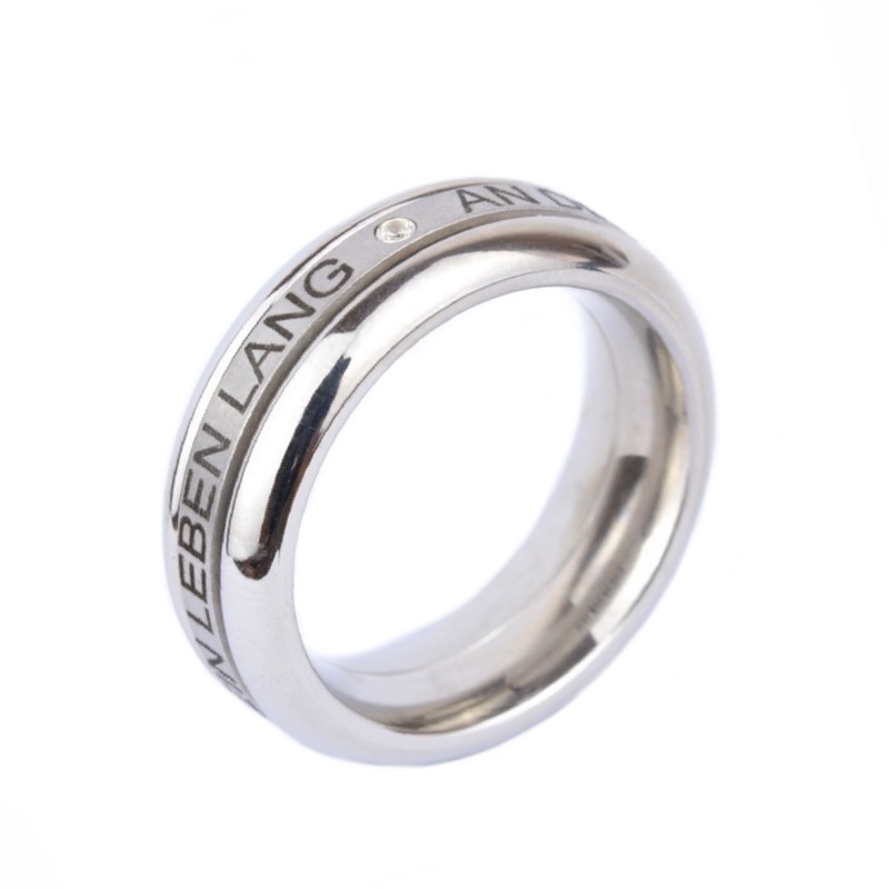 Kadó Damenring, dehnbar, silberfarben, Größe 56 – Elegantes Accessoire