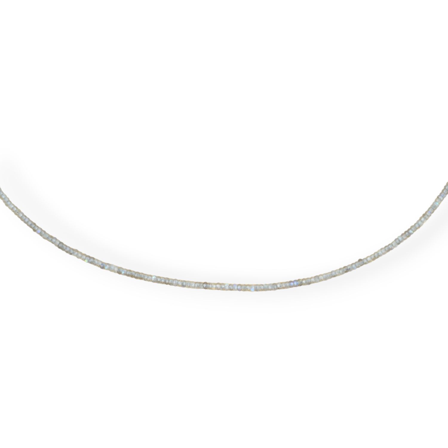 feine Kette mit Labradorit