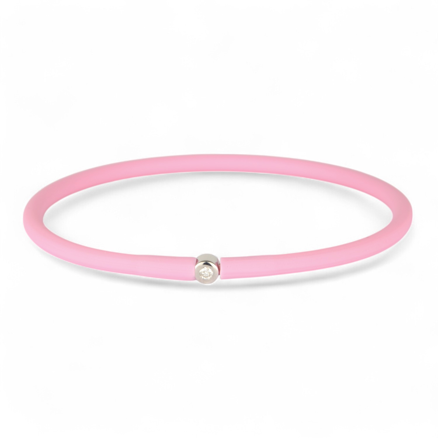It's your DIAMOND Rainbow Armband, 925 Silber, Rosa & Silber, Brillant 0.03 ct